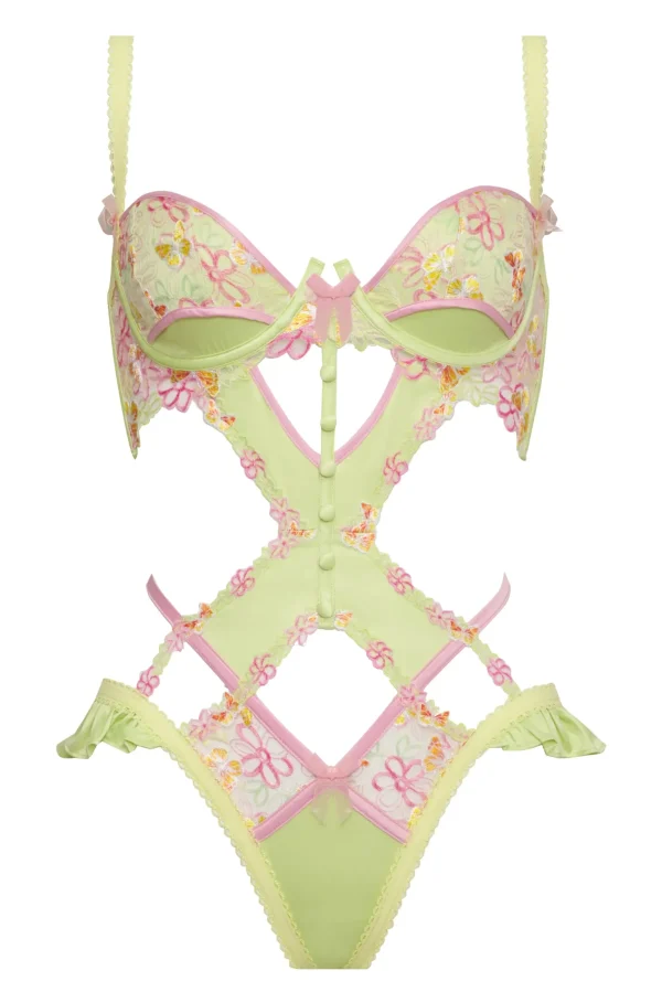 Fashion For Love & Lemons Sunset Butterfly Teddy Pink