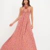 Flash Sale For Love & Lemons Suzette Maxi Dress Pink