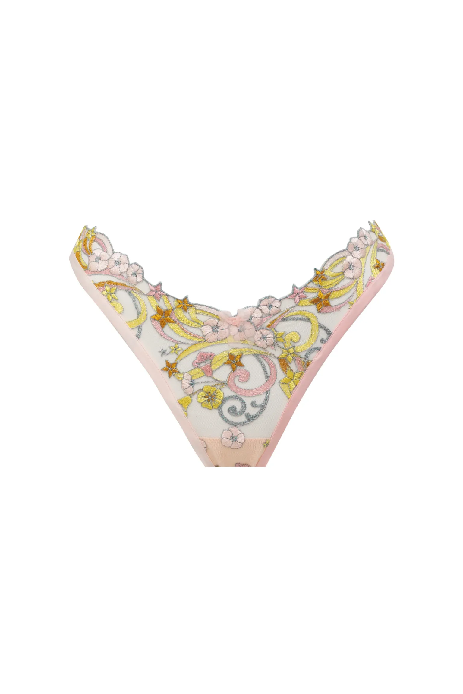 swirly_star_highwaist_tho_6.webp Hot For Love & Lemons Swirly Star High-Waist Thong Panty Gold