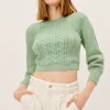 Discount For Love & Lemons Sydney Sweater Green