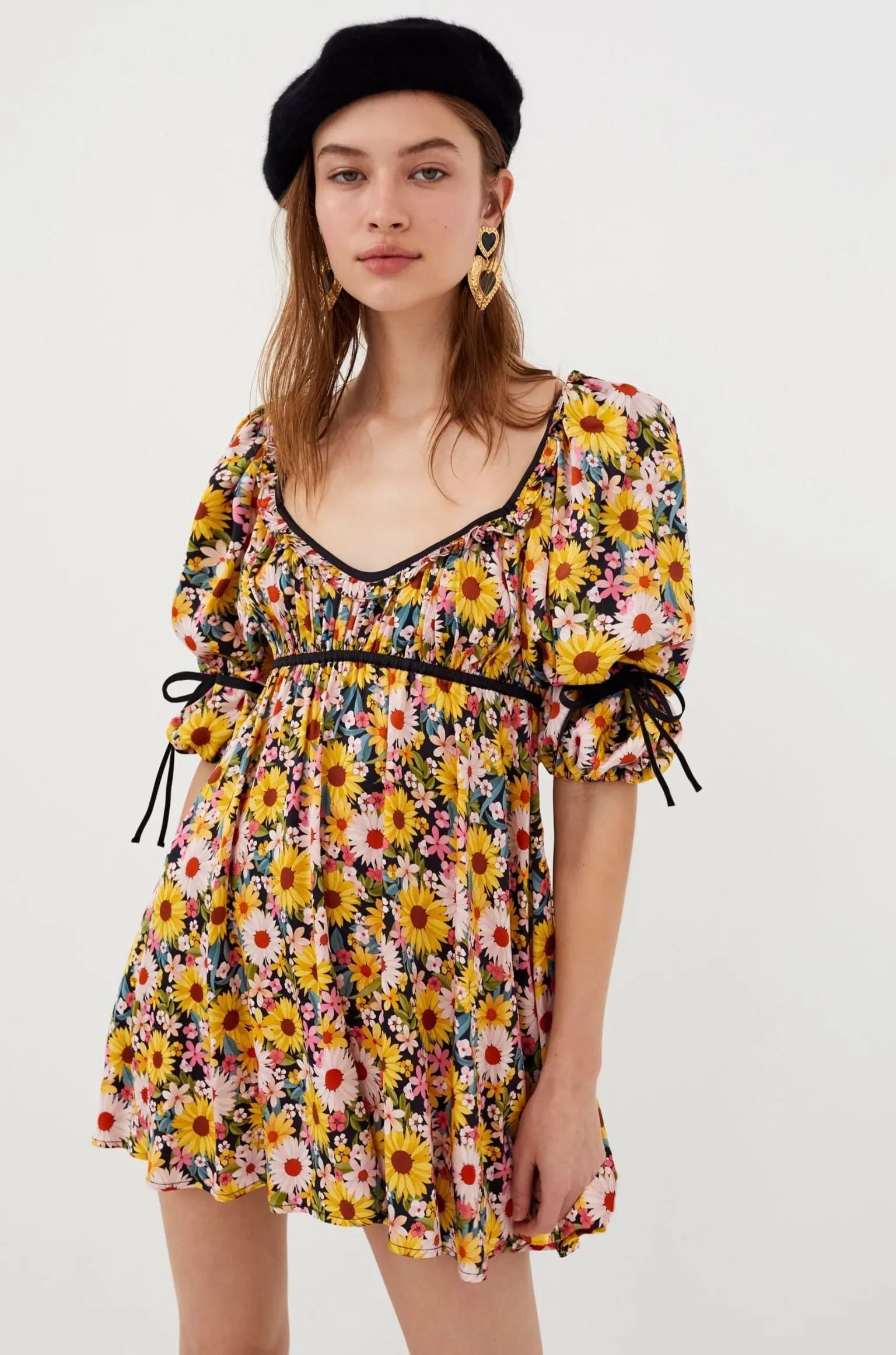 sylvia_mini_dress_0.webp Best For Love & Lemons Sylvia Mini Dress Yellow