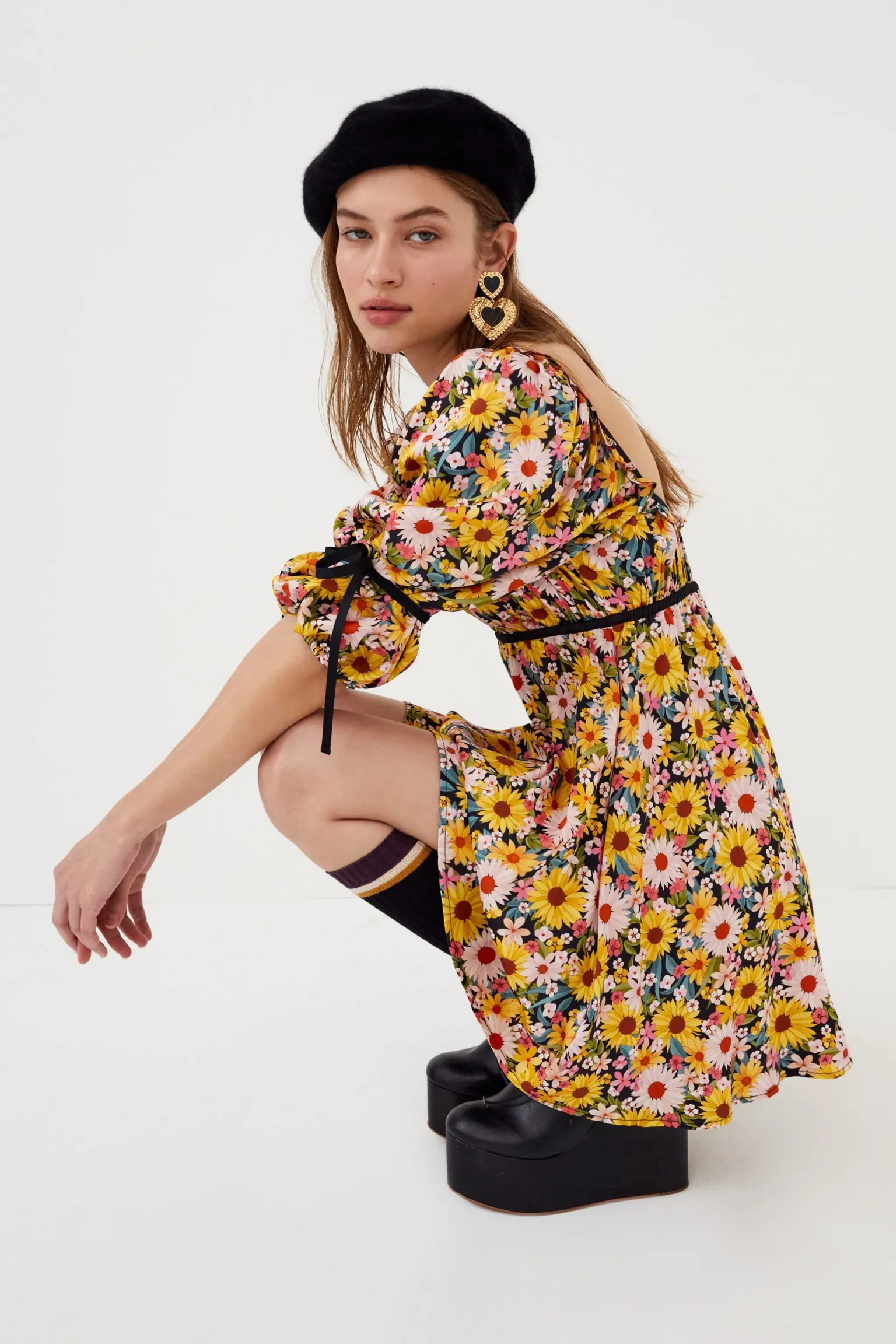 sylvia_mini_dress_1.webp Best For Love & Lemons Sylvia Mini Dress Yellow