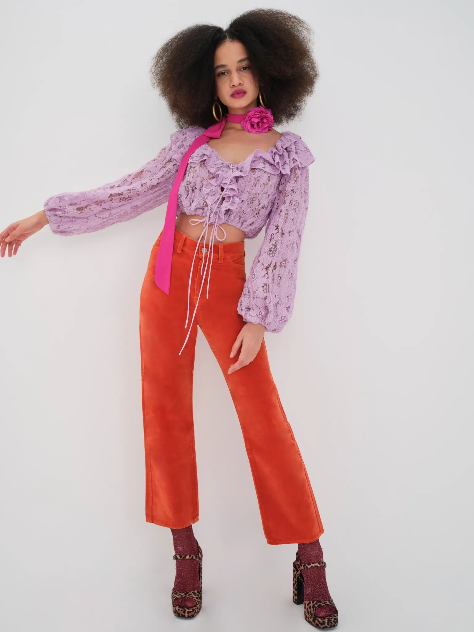 tatiana_blouse_2.webp Clearance For Love & Lemons Tatiana Blouse Purple