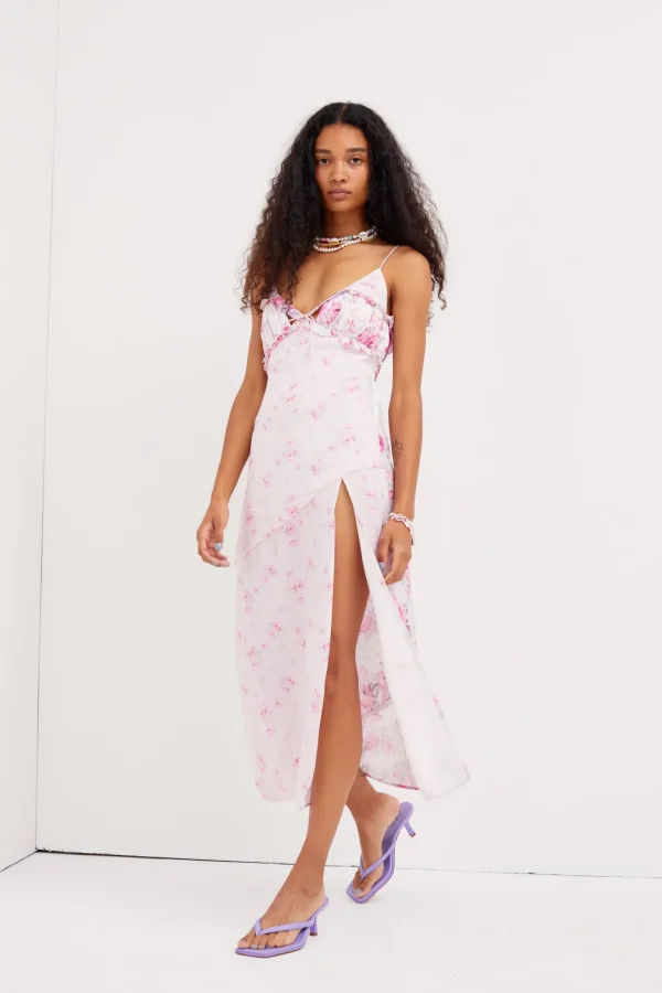 Cheap For Love & Lemons Taylor Midi Dress Purple