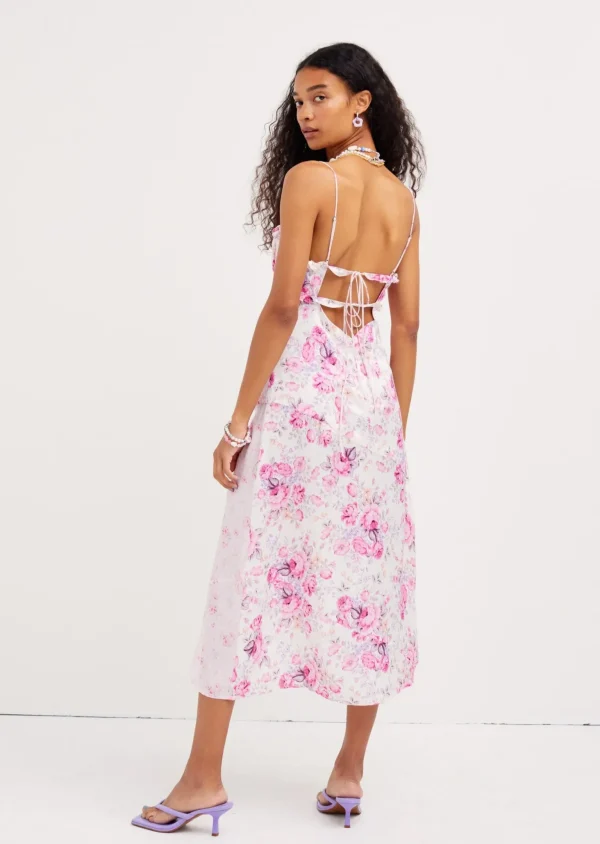 Cheap For Love & Lemons Taylor Midi Dress Purple