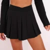 Flash Sale For Love & Lemons Tennis Skirt Black