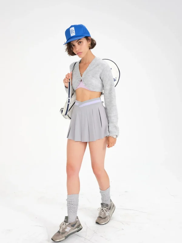 Best Sale For Love & Lemons Tennis Skirt Grey