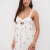 Cheap For Love & Lemons Tesoro Mini Dress White