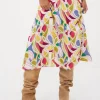 Cheap For Love & Lemons Thora Midi Skirt Green