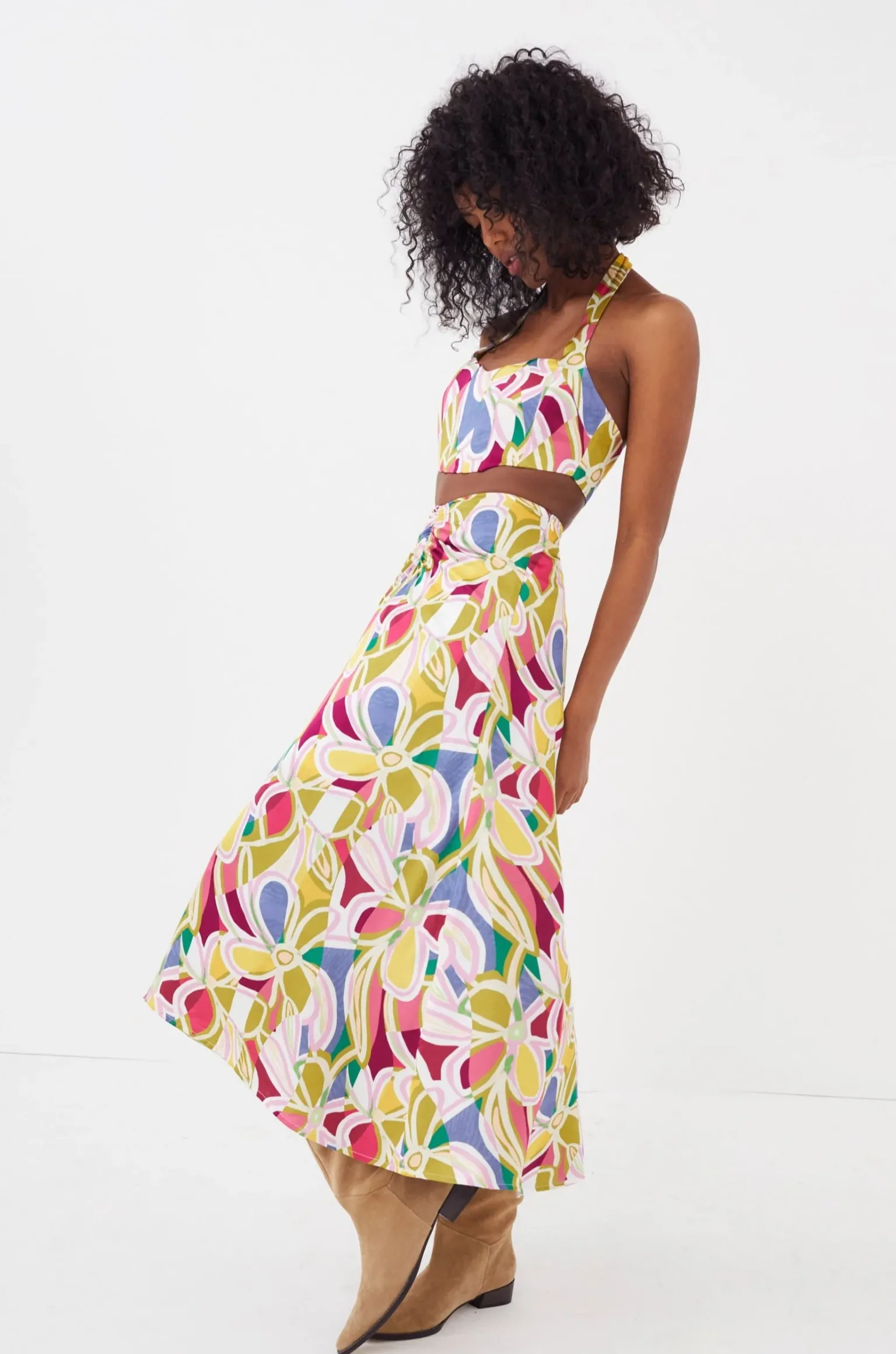 thora_midi_skirt_3.webp Cheap For Love & Lemons Thora Midi Skirt Green