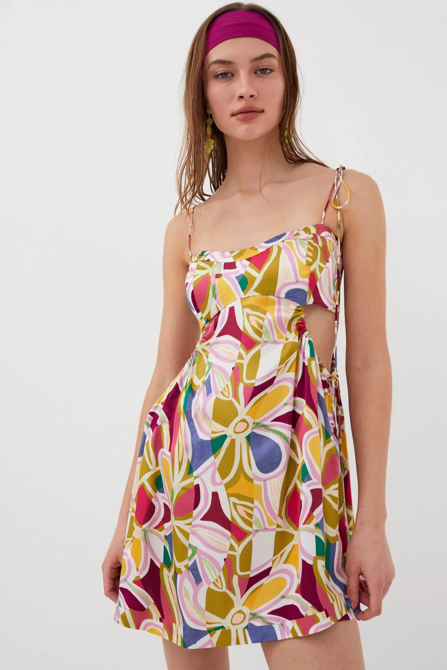 thora_mini_dress_1.webp Cheap For Love & Lemons Thora Mini Dress Green