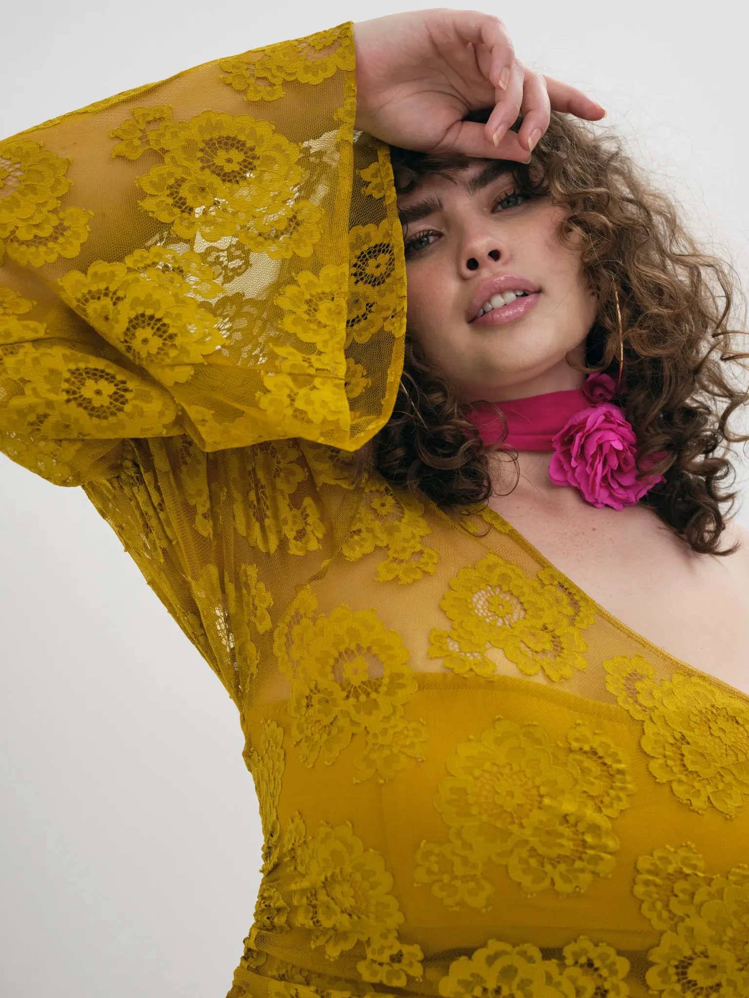 tiana_mini_dress_6.webp Sale For Love & Lemons Tiana Mini Dress Gold