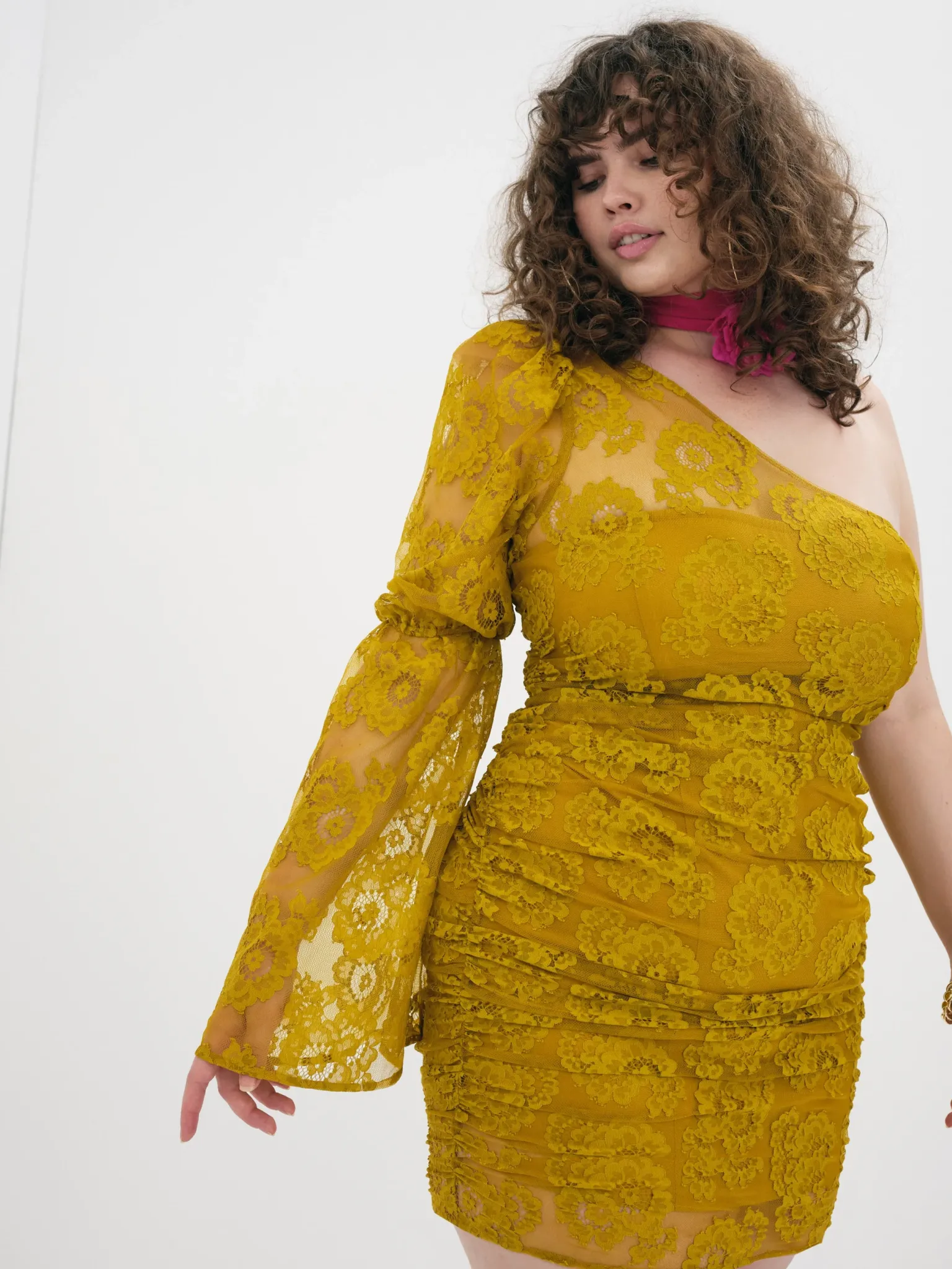 tiana_mini_dress_7.webp Sale For Love & Lemons Tiana Mini Dress Gold