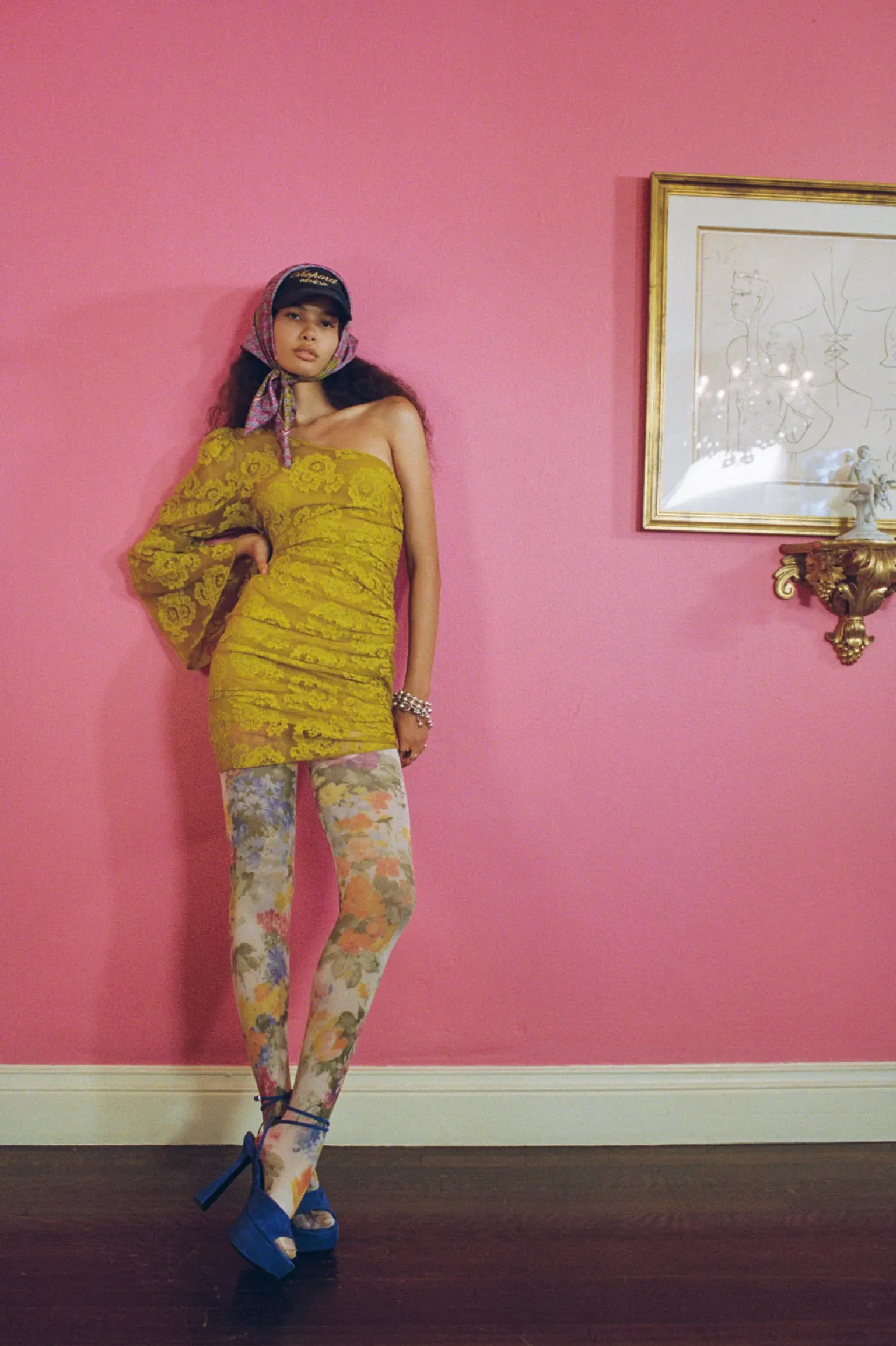 tiana_mini_dress_9.webp Sale For Love & Lemons Tiana Mini Dress Gold