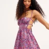 Sale For Love & Lemons Tonya Mini Dress Purple