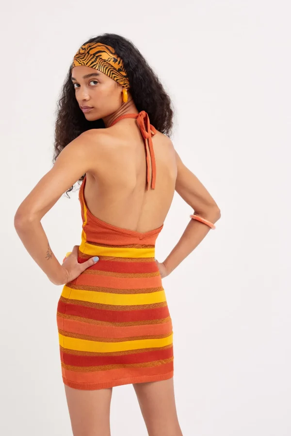Cheap For Love & Lemons Tori Mini Dress Yellow