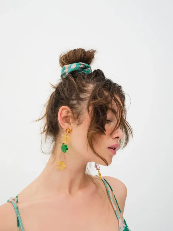 Store For Love & Lemons Venetia Scrunchie Green