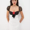 Fashion For Love & Lemons Verona Mini Dress White