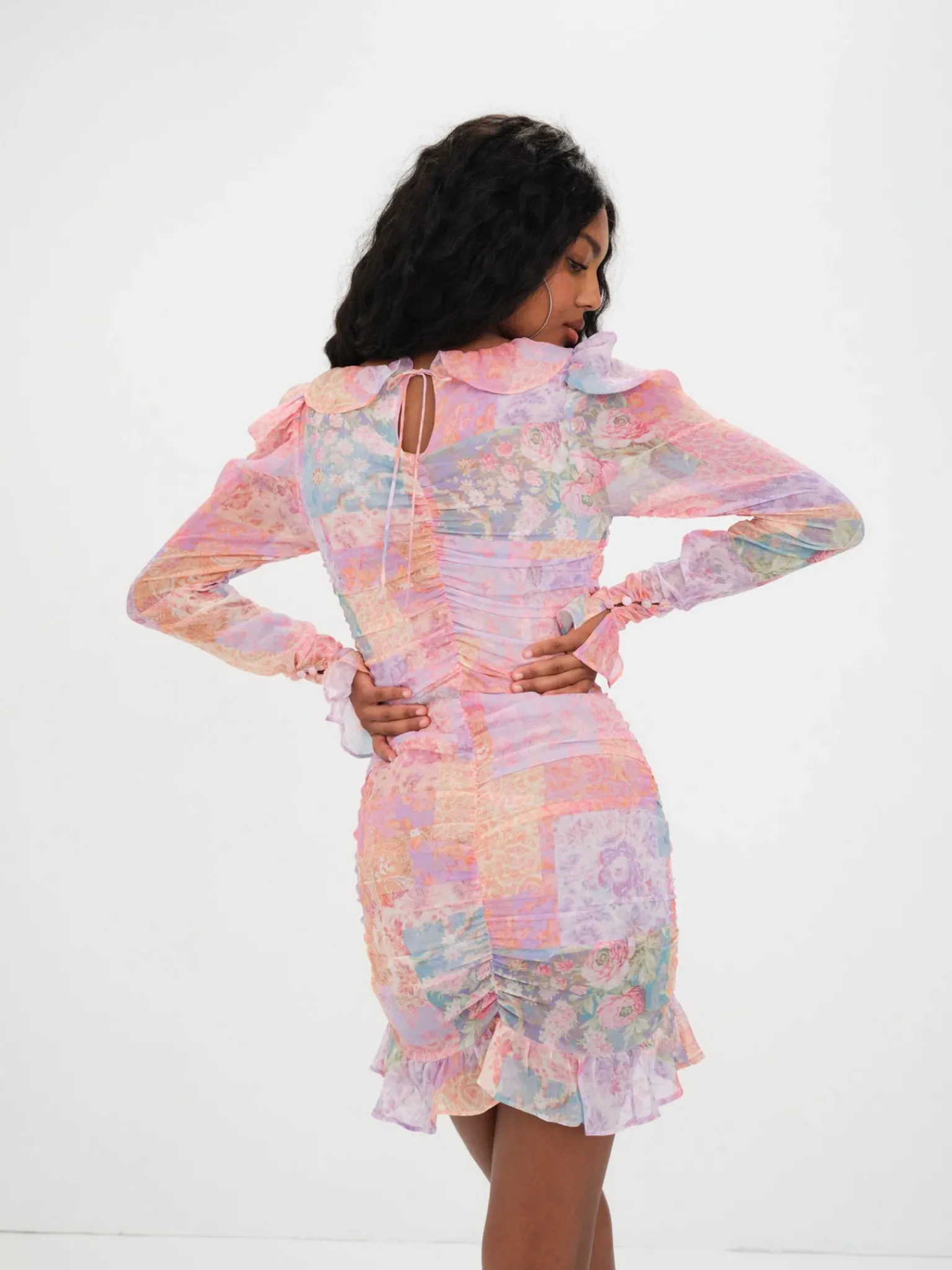 veronica_mini_dress_2.webp Fashion For Love & Lemons Veronica Mini Dress Multi