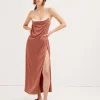 Flash Sale For Love & Lemons Viv Midi Dress Neutral