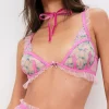Best For Love & Lemons Viviane Rose Underwire Bra Pink