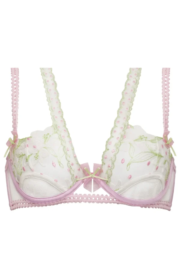 Shop For Love & Lemons Waterlilies Underwire Bra White
