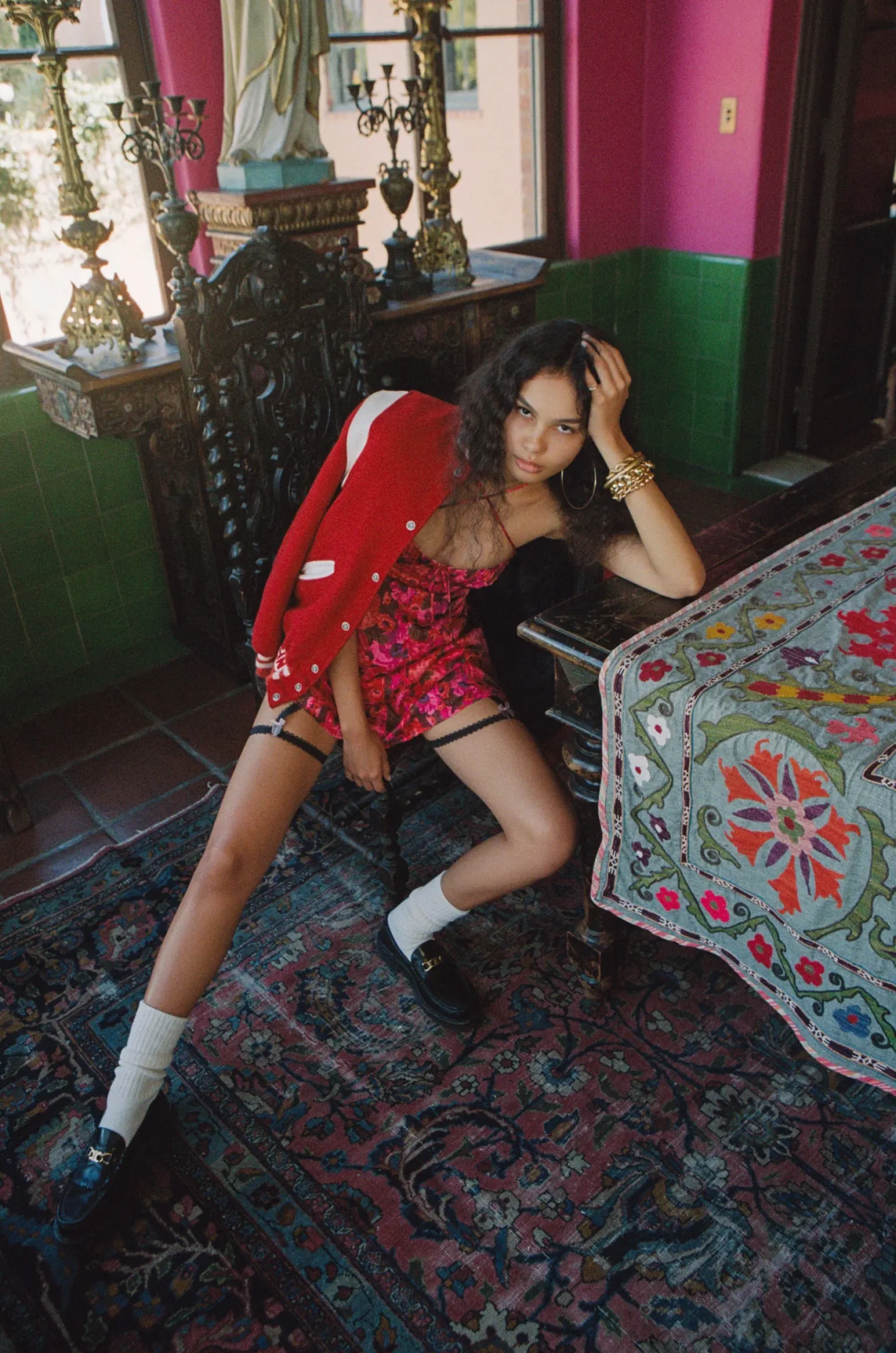 wendy_mini_dress_6.webp Best For Love & Lemons Wendy Mini Dress Red