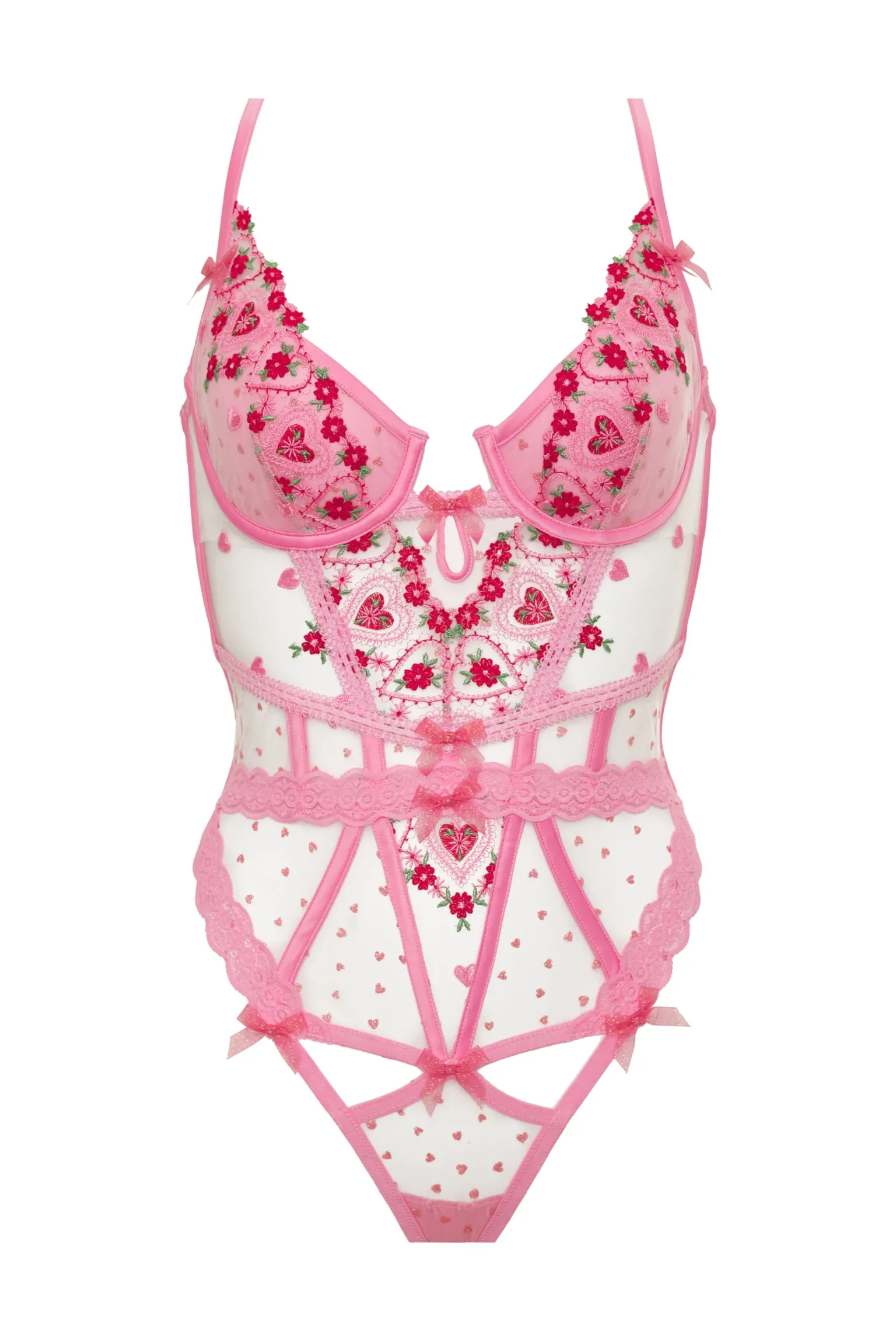 whimsical_garden_teddy_4.webp Cheap For Love & Lemons Whimsical Garden Teddy Pink