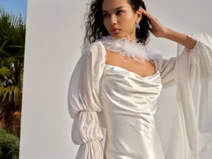 Sale For Love & Lemons Willow Bridal Gown White
