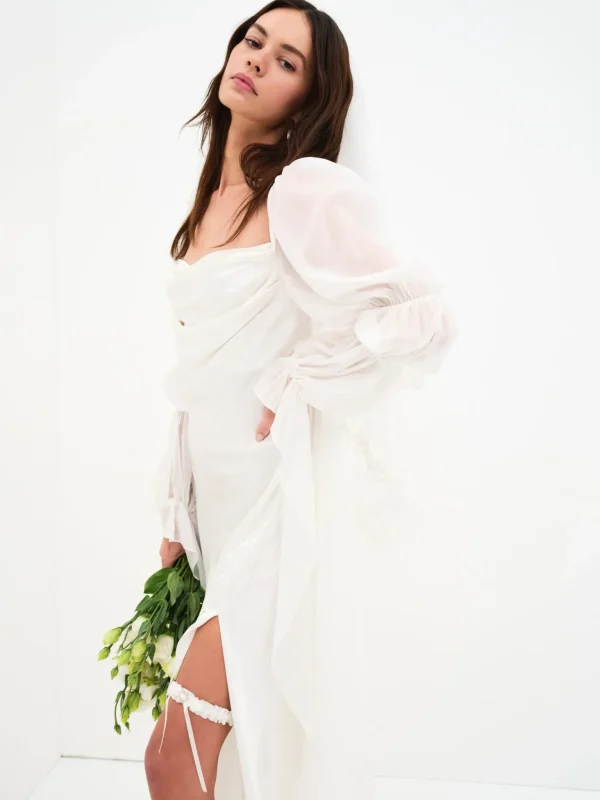 Sale For Love & Lemons Willow Bridal Gown White