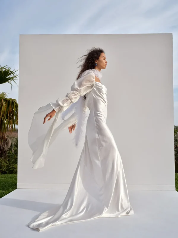 Sale For Love & Lemons Willow Bridal Gown White
