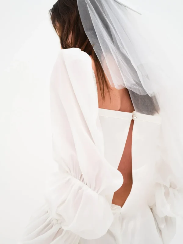 New For Love & Lemons Willow Mini Dress White