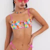 Best Sale For Love & Lemons Yasmin Bandeau Bikini Top Yellow