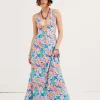 Online For Love & Lemons Yasmin Maxi Dress Blue