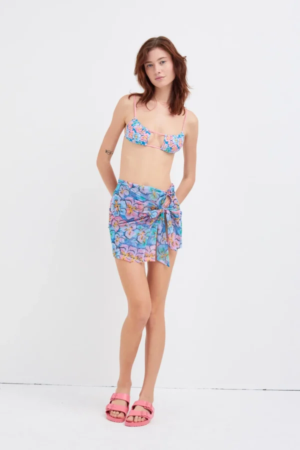 Clearance For Love & Lemons Yasmin Sarong Blue