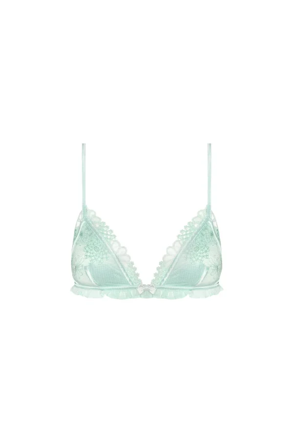 Best Sale For Love & Lemons Zoe Bralette Green